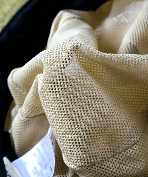 BRANSHES（ブランシェス）の「日よけ付きアウトドアハット【チェリー/レモン/恐竜/星】（ハット・キッズ・アイボリー/チャコールグレー/レモンイエロー/ベージュ・50cm/56cm/52cm/54cm）」の10枚目の写真