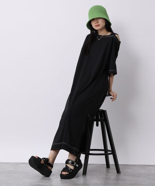 JEANASIS（ジーナシス）の「スカシアミペーパーHAT/187332（ハット・レディース・グリーン/アイボリー/ブラック・FREE）」の8枚目の写真