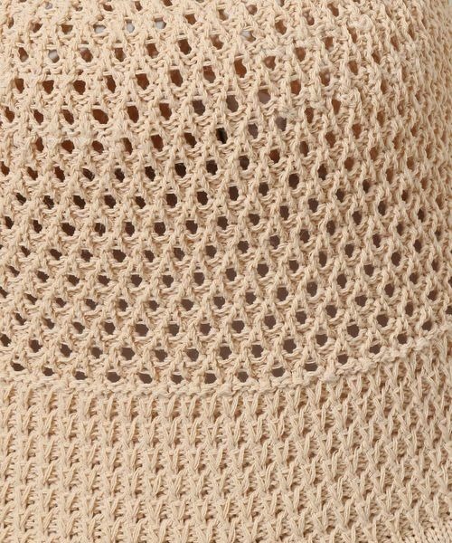 JEANASIS（ジーナシス）の「スカシアミペーパーHAT/187332（ハット・レディース・グリーン/アイボリー/ブラック・FREE）」の18枚目の写真