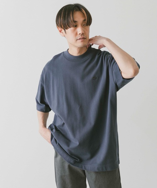 LACOSTE(ラコステ)の「『別注』LACOSTE for DOORS 20th mossstitch mockT-shirts(Tシャツ/カットソー・メンズ・オフホワイト/ネイビー/グレー/グリーン・5/4/3)」の15枚目の写真
