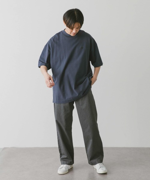LACOSTE(ラコステ)の「『別注』LACOSTE for DOORS 20th mossstitch mockT-shirts(Tシャツ/カットソー・メンズ・オフホワイト/ネイビー/グレー/グリーン・5/4/3)」の6枚目の写真