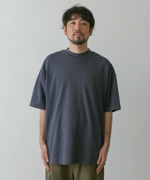 LACOSTE(ラコステ)の「『別注』LACOSTE for DOORS 20th mossstitch mockT-shirts(Tシャツ/カットソー・メンズ・オフホワイト/ネイビー/グレー/グリーン・5/4/3)」の16枚目の写真