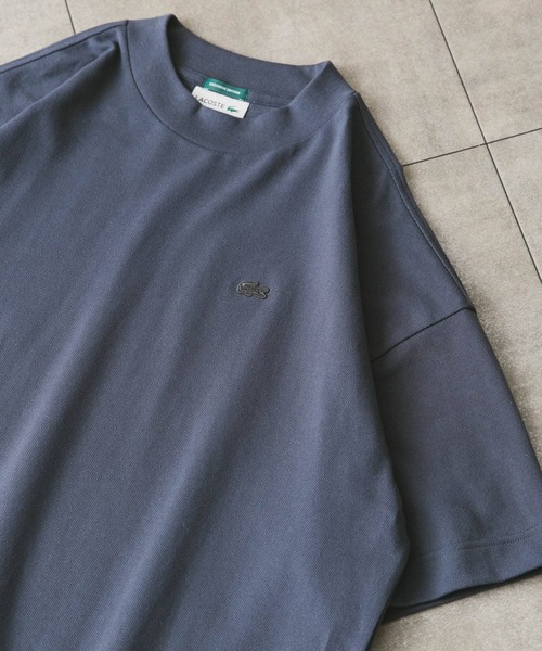 LACOSTE(ラコステ)の「『別注』LACOSTE for DOORS 20th mossstitch mockT-shirts(Tシャツ/カットソー・メンズ・オフホワイト/ネイビー/グレー/グリーン・5/4/3)」の11枚目の写真