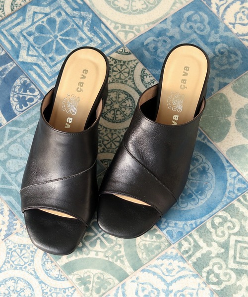 cava cava(サヴァサヴァ)の「ミュール 3720481(サンダル・レディース・ブラック/ライトグリーン/シャンパン・23.0cm/24.5cm/22.5cm/24.0cm/23.5cm)」の8枚目の写真