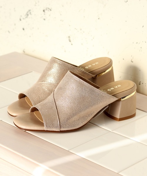 cava cava(サヴァサヴァ)の「ミュール 3720481(サンダル・レディース・ブラック/ライトグリーン/シャンパン・23.0cm/24.5cm/22.5cm/24.0cm/23.5cm)」の21枚目の写真