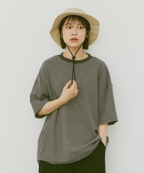 flaner（フラネ）の「Safari hat / サファリハット（ハット・レディース・ブラック/カーキ/アイボリー・FREE）」の4枚目の写真