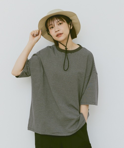 flaner（フラネ）の「Safari hat / サファリハット（ハット・レディース・ブラック/カーキ/アイボリー・FREE）」の5枚目の写真