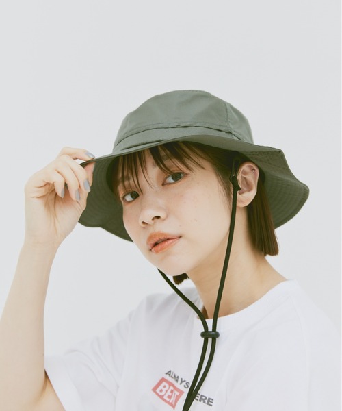 flaner（フラネ）の「Safari hat / サファリハット（ハット・レディース・ブラック/カーキ/アイボリー・FREE）」の16枚目の写真