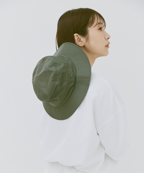 flaner（フラネ）の「Safari hat / サファリハット（ハット・レディース・ブラック/カーキ/アイボリー・FREE）」の19枚目の写真