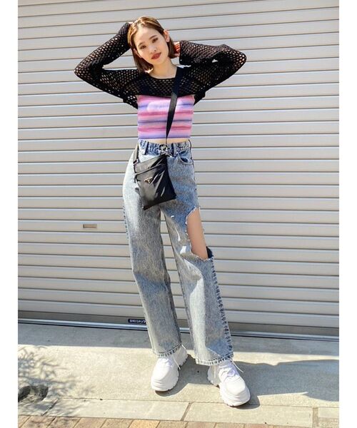 EVRIS（エヴリス）の「プラットフォームスニーカー（スニーカー・レディース・ホワイト/ブラック・MEDIUM/LARGE）」の13枚目の写真