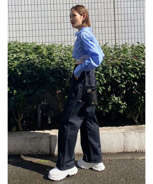 EVRIS（エヴリス）の「プラットフォームスニーカー（スニーカー・レディース・ホワイト/ブラック・MEDIUM/LARGE）」の21枚目の写真