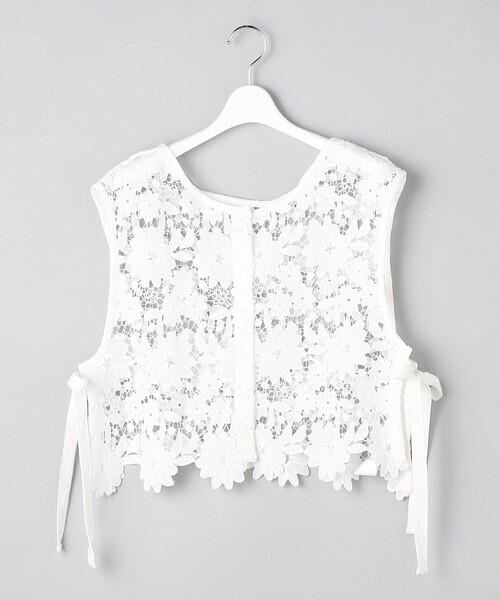 FREAK'S STORE（フリークスストア）の「フラワーレースリボンベスト