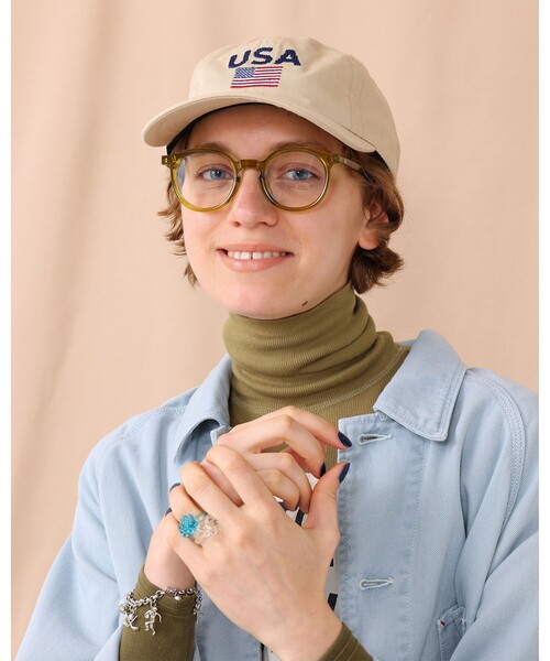 BEAMS BOY（ビームスボーイ）の「BEAMS BOY / フラワー クリア リング 2セット（リング・レディース・サックスブルー/ピンク/グリーン/イエロー・ONE SIZE）」の8枚目の写真