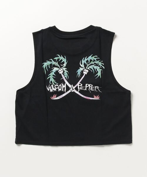 VOLCOM（ボルコム）の「PEPPER CROP TANK（タンクトップ・レディース・ブラック・SMALL/MEDIUM/X-SMALL）」の2枚目の写真