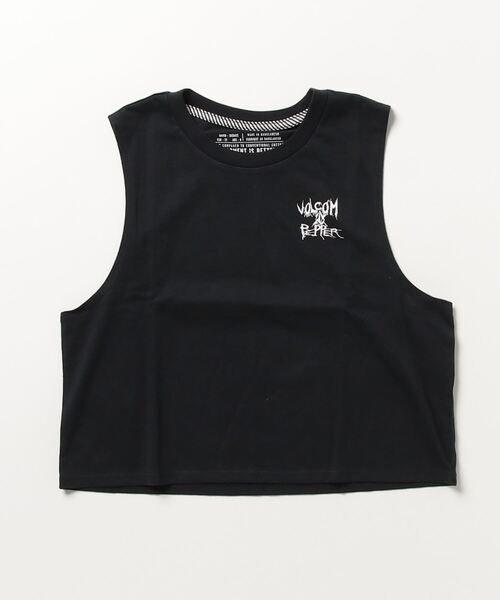 VOLCOM（ボルコム）の「PEPPER CROP TANK（タンクトップ・レディース・ブラック・SMALL/MEDIUM/X-SMALL）」の3枚目の写真