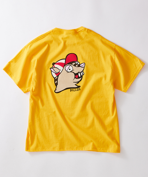 JOURNAL STANDARD（ジャーナルスタンダード）の「【MALL/モール】ジローズS/S Tシャツ（Tシャツ/カットソー・メンズ・レッド/ホワイト/イエロー/グリーン・LARGE/MEDIUM）」の3枚目の写真