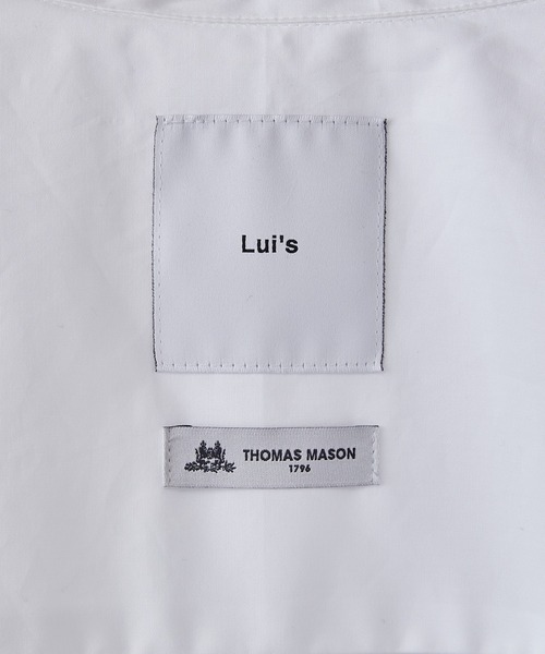 Lui's（ルイス）の「THOMAS MASON (トーマスメイソン) 半袖シャツ（シャツ/ブラウス・メンズ・ホワイト/ストライプ・M/S）」の5枚目の写真