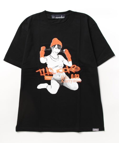 THE Nookie(ザヌーキー)の「【W】【it】【THE nookie LOVE Rio Kuriyama】PORTRAIT TEE(Tシャツ/カットソー・メンズ・ブラック・LARGE)」の1枚目の写真