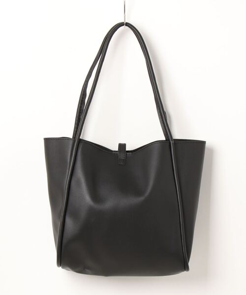 LUGG NAGG(ラグナグ)の「【adottona/アドット】軽量・ソフトトートバッグ(トートバッグ・レディース・ダークブラウン/ブラック・FREE)」の3枚目の写真