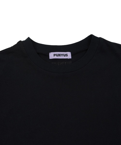 PUNYUS（プニュズ）の「バックロゴ刺繍Ｔシャツ（Tシャツ/カットソー・レディース・ブラック/ホワイト・3/4/2/1）」の11枚目の写真