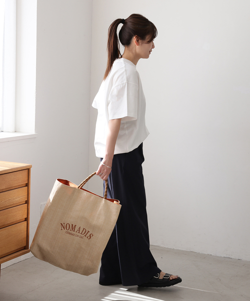 JOURNAL STANDARD(ジャーナルスタンダード)の「《追加》タックスウェットTシャツ(Tシャツ/カットソー・レディース・ホワイト/ブラック/ピンク/ダークブルー・FREE)」の13枚目の写真