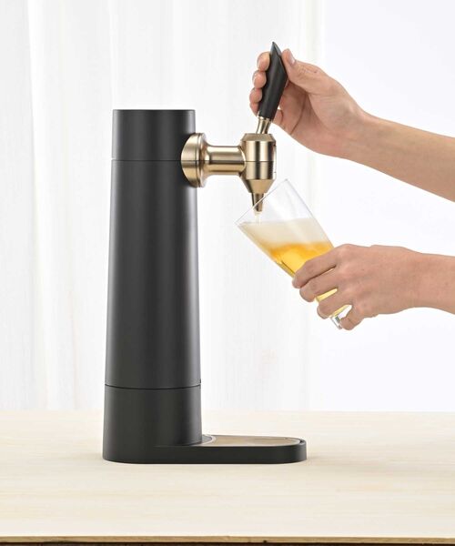 I.D.E.A international（イデアインターナショナル）の「スタンドビールサーバー 2023（キッチンツール・レディース・ブラック・ﾌﾘ-）」の5枚目の写真