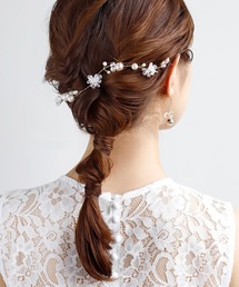 ANEMONE | フラワー×パールバインヘッドドレス[hanayome](その他ヘアアクセサリー)