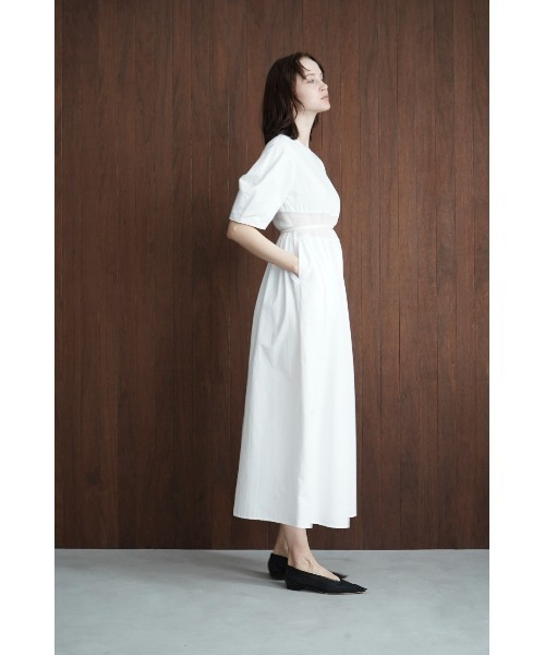 CLANE(クラネ)の「CLANE/クラネ/SWITCHING MESH ONE PIECE(ワンピース・レディース・ブラック/ホワイト・1)」の21枚目の写真