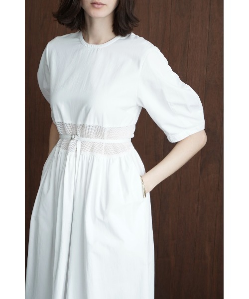 CLANE(クラネ)の「CLANE/クラネ/SWITCHING MESH ONE PIECE(ワンピース・レディース・ブラック/ホワイト・1)」の18枚目の写真