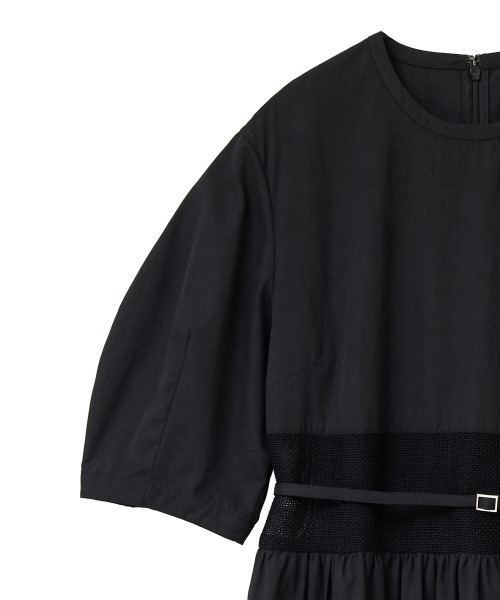 CLANE(クラネ)の「CLANE/クラネ/SWITCHING MESH ONE PIECE(ワンピース・レディース・ブラック/ホワイト・1)」の20枚目の写真