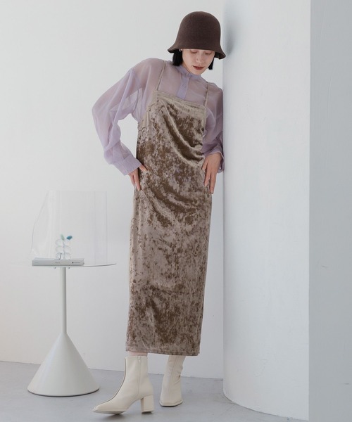 LOWRYS FARM（ローリーズファーム）の「シアーシャツデザインロングスリーブ　908911（シャツ/ブラウス・レディース・ブラック/ホワイト/ラベンダー/オフホワイト・FREE）」の22枚目の写真