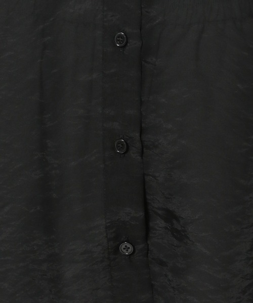 LOWRYS FARM（ローリーズファーム）の「シアーシャツデザインロングスリーブ　908911（シャツ/ブラウス・レディース・ブラック/ホワイト/ラベンダー/オフホワイト・FREE）」の7枚目の写真