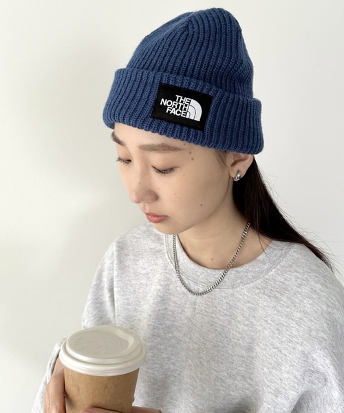 THE NORTH FACE（ザノースフェイス）の「【国内未発売】THE NORTH FACE(ザ・ノースフェイス)/ワンポイントビーニー ニットキャップ/Salty Dog Beanie（ニットキャップ/ビーニー・レディース・グレー/パープル/ブラック/グリーン/ネイビー・FREE）」の5枚目の写真