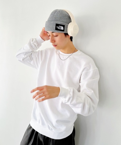 THE NORTH FACE（ザノースフェイス）の「【国内未発売】THE NORTH FACE(ザ・ノースフェイス)/ワンポイントビーニー ニットキャップ/Salty Dog Beanie（ニットキャップ/ビーニー・レディース・グレー/パープル/ブラック/グリーン/ネイビー・FREE）」の17枚目の写真