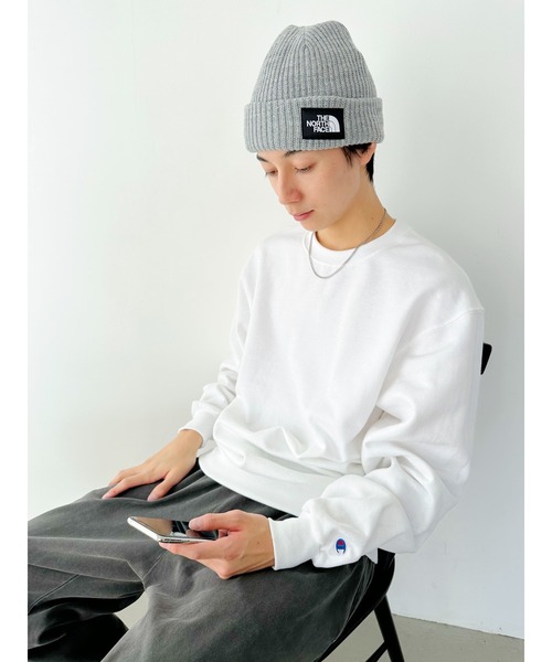 THE NORTH FACE（ザノースフェイス）の「【国内未発売】THE NORTH FACE(ザ・ノースフェイス)/ワンポイントビーニー ニットキャップ/Salty Dog Beanie（ニットキャップ/ビーニー・レディース・グレー/パープル/ブラック/グリーン/ネイビー・FREE）」の21枚目の写真