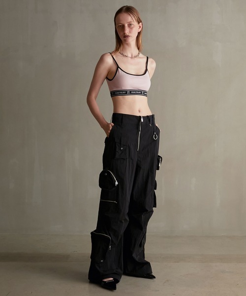 PRANK PROJECT(プランクプロジェクト)の「【Pre-Order】ロゴバンドブラトップ / Logo Band Bra Top(ブラジャー・レディース・ホワイト/ピンク/グレー/ブラック・S/M)」の10枚目の写真