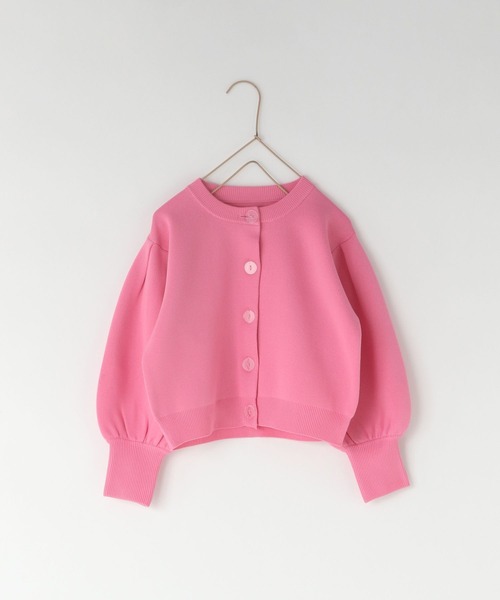 LOWRYS FARM（ローリーズファーム）の「ＢＩＧパフカーデロングスリーブ　960975（カーディガン/ボレロ・キッズ・ブラック/ピンク/グリーン・110cm/120cm/130cm/140cm/150cm）」の12枚目の写真