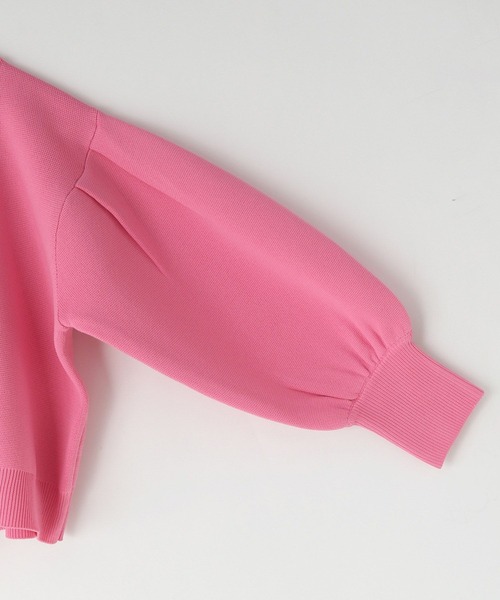 LOWRYS FARM（ローリーズファーム）の「ＢＩＧパフカーデロングスリーブ　960975（カーディガン/ボレロ・キッズ・ブラック/ピンク/グリーン・110cm/120cm/130cm/140cm/150cm）」の16枚目の写真