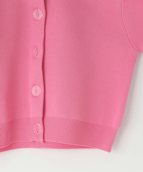 LOWRYS FARM（ローリーズファーム）の「ＢＩＧパフカーデロングスリーブ　960975（カーディガン/ボレロ・キッズ・ブラック/ピンク/グリーン・110cm/120cm/130cm/140cm/150cm）」の17枚目の写真