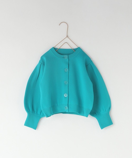 LOWRYS FARM（ローリーズファーム）の「ＢＩＧパフカーデロングスリーブ　960975（カーディガン/ボレロ・キッズ・ブラック/ピンク/グリーン・110cm/120cm/130cm/140cm/150cm）」の21枚目の写真