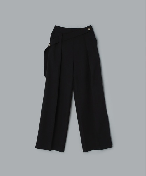 Olu.(オルドット)の「ウエストデザインタックパンツ(その他パンツ・レディース・カーキ/ブラック・1/0)」の16枚目の写真