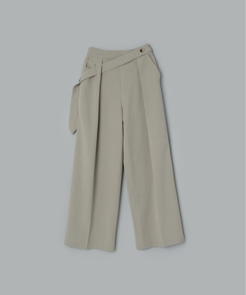 Olu.(オルドット)の「ウエストデザインタックパンツ(その他パンツ・レディース・カーキ/ブラック・1/0)」の21枚目の写真