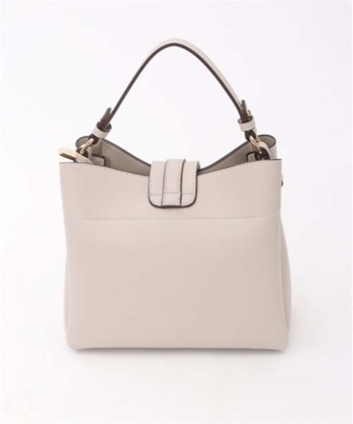 axes femme(アクシーズファム)の「ベルトデザイン型押しバッグ(ハンドバッグ・レディース・ブラック/ブルーグリーン/グレイッシュベージュ・FREE)」の5枚目の写真