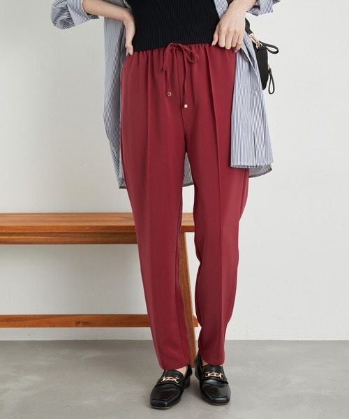 ROPE' PICNIC(ロペピクニック)の「ステファニージョガーパンツ(その他パンツ・レディース・ブラック/ブルー/ワイン/キナリ・40/38/36)」の1枚目の写真