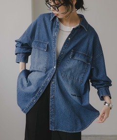 Polo by Ralph Lauren オーバーサイズ デニムシャツ 現行 Polo by Ralph Lauren オーバーサイズ デニムシャツ 現行