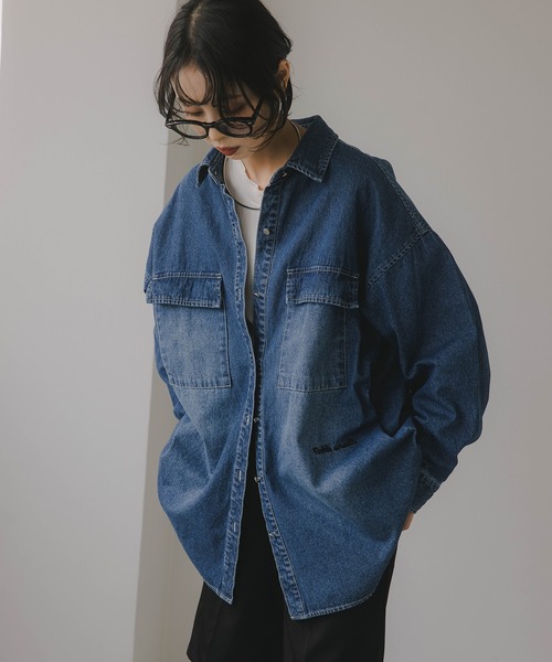 9090 デニム ジャケット シャツ King Logo Denim L/S Shirts – YZ
