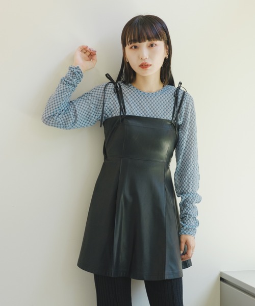 Kastane（カスタネ）の「【2023AWアイテム】トリコットレースプルオーバー（Tシャツ/カットソー・レディース・ブラウン/グレー/アイボリー・FREE）」の21枚目の写真