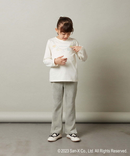 a.v.v（アーヴェヴェ）の「[100-140]【すみっコぐらし】ネックレス風長袖Ｔシャツ（Tシャツ/カットソー・キッズ・アイボリー・100/110/130/120/140）」の11枚目の写真