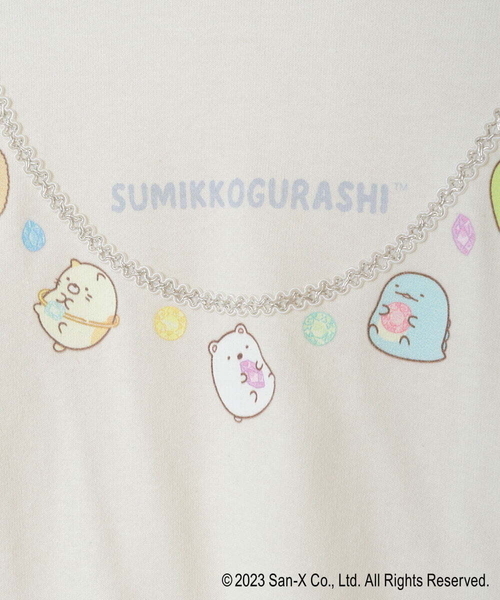 a.v.v（アーヴェヴェ）の「[100-140]【すみっコぐらし】ネックレス風長袖Ｔシャツ（Tシャツ/カットソー・キッズ・アイボリー・100/110/130/120/140）」の17枚目の写真