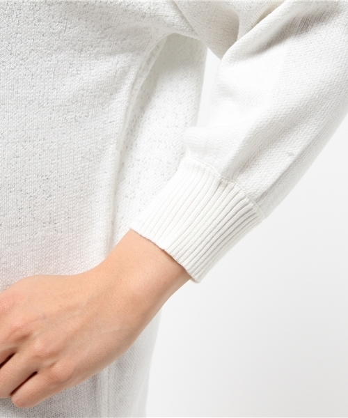 OUTLET（アウトレット）の「【Chez toi】ラメJQVネックチュニック（チュニック・レディース・オフホワイト/ベージュ/ネイビー/ライトグレー・FREE）」の10枚目の写真